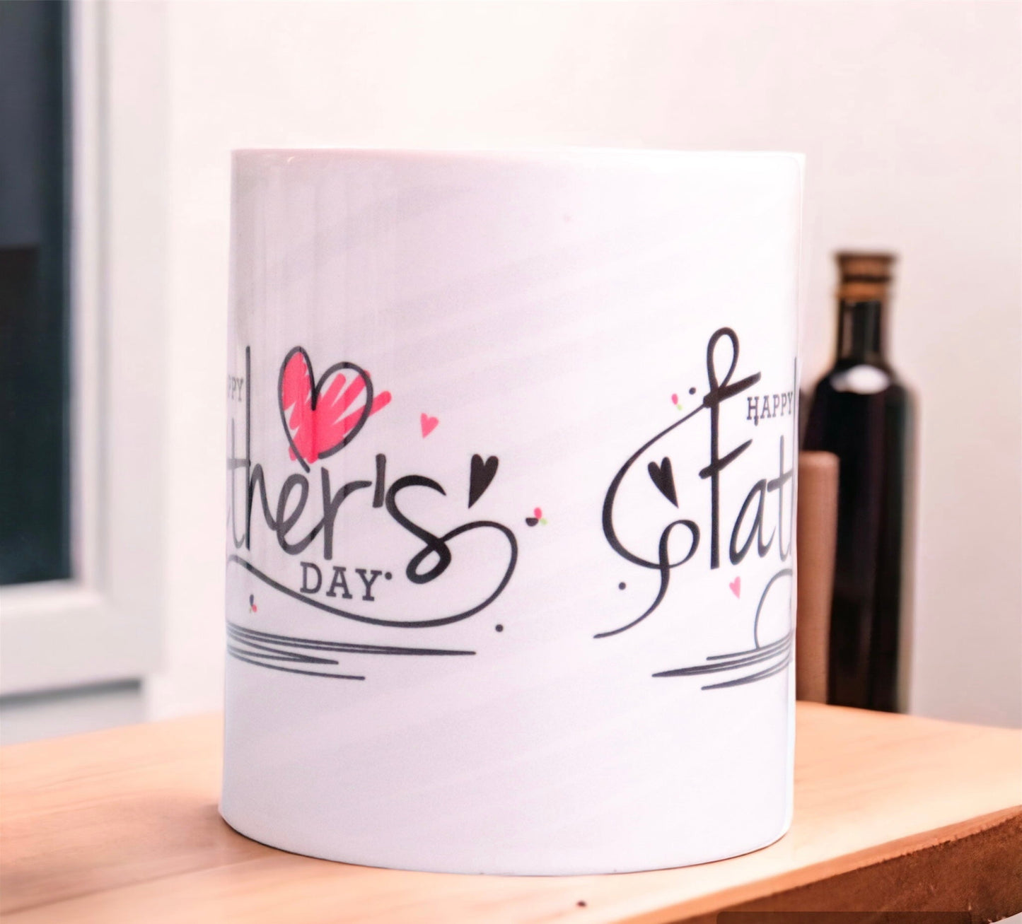 Fathers Day Customised Happy Fathers Day Mug - Premium from TheGiftBays - Just ₹275! Shop now at TheGiftBays