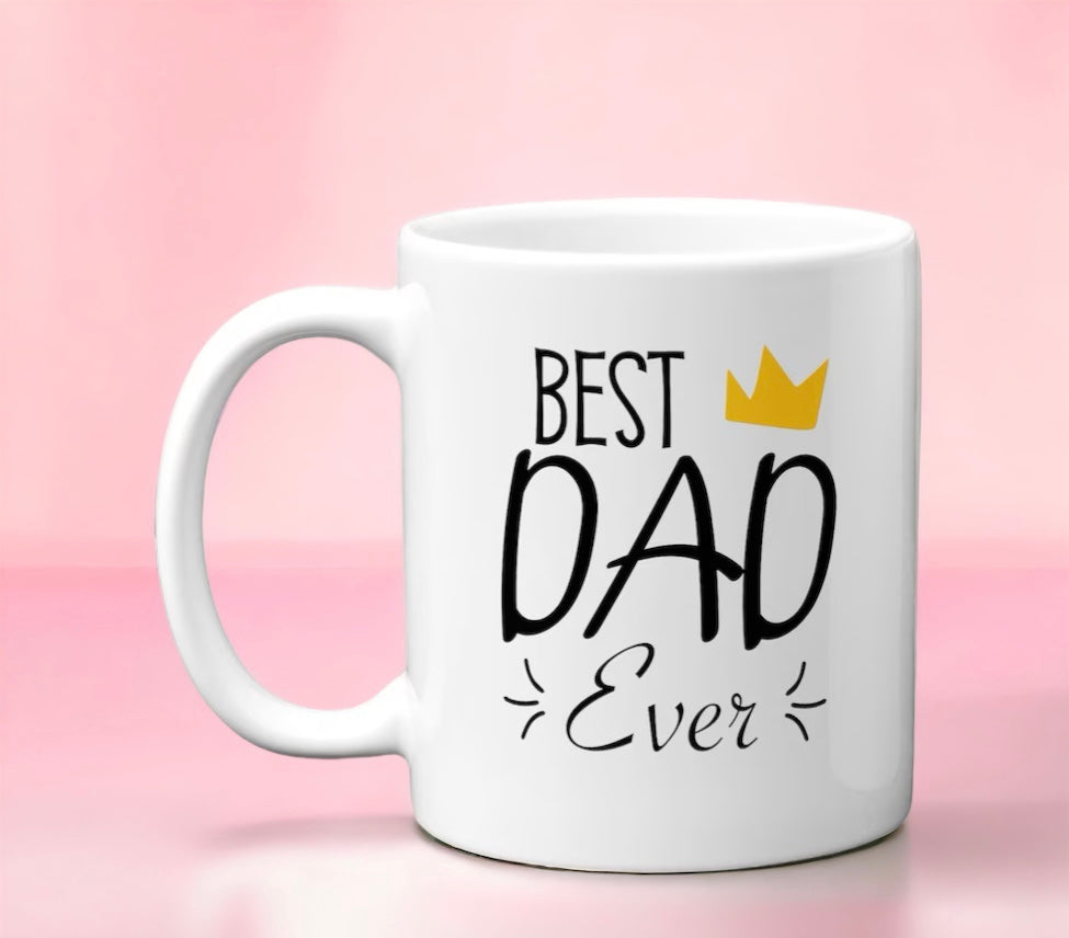 Fathers Day Customised Best Dad Mug TheGiftBays - Premium from TheGiftBays - Just ₹275! Shop now at TheGiftBays