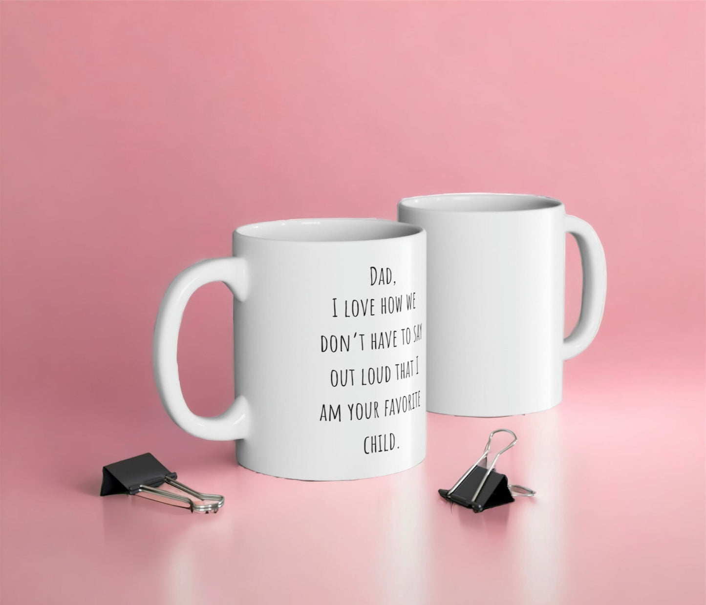 Fathers Day Customised Dad Love You Mug - Premium from TheGiftBays - Just ₹275! Shop now at TheGiftBays